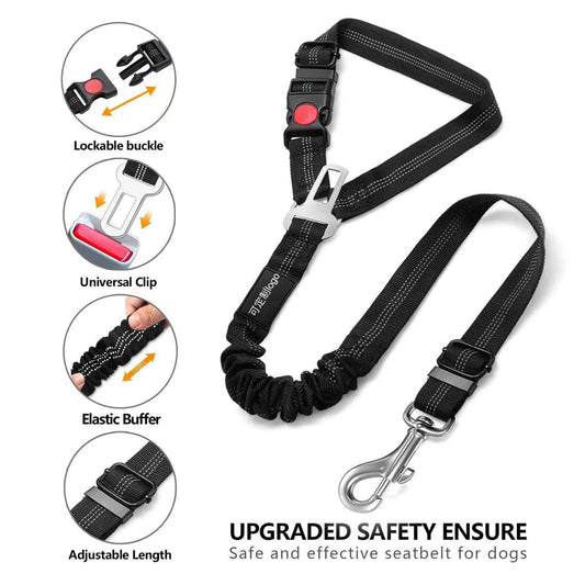 3-in-1 Pet Car Safety Belt